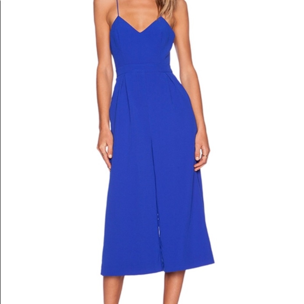 C/MEO Collective "Power Trip" Jumpsuit XS Cobalt